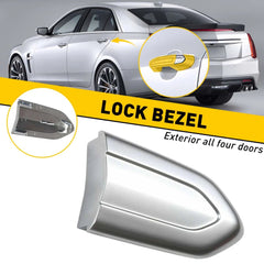 Chrome Exterior Door Lock handle Cap Cover Trim For Cadillac XTS ATS CTS CT6 EOA 6B93BC-57