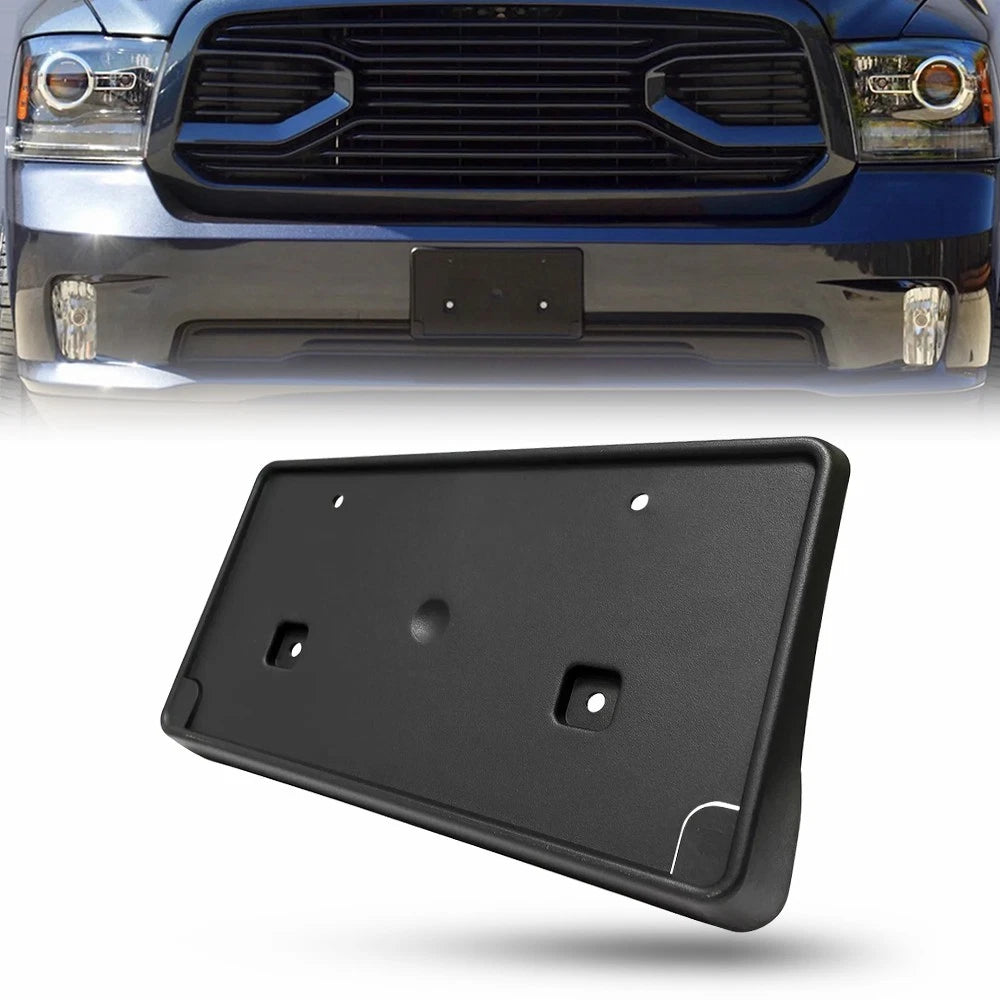For Dodge 2013-2018 Ram 1500 Front License Tag Plate Frame Bracket Holder EA 6B93BC-57