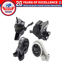 Motor & Trans Mount Set 4PCS for 2004-2006 KIA Spectra Spectra5 2.0L Auto Trans 6B93BC-57