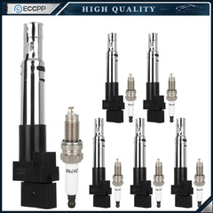 6 Pcs For 2011-2014 2016Porsche Cayenne 3.6L V6 Ignition Coil and Spark Plug 6B93BC-57