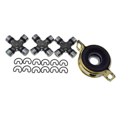 Driveshaft Center Carrier Bearing & U-Joints Set for Toyota TACOMA Tundra T100 6B93BC-57