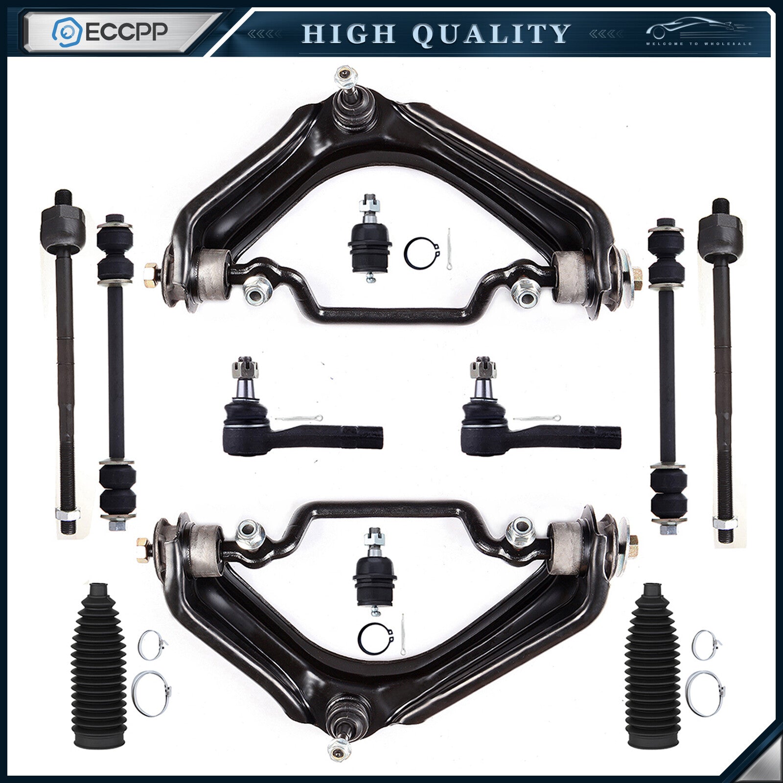 Front Control Arm And Ball Joint Tie Rod For 2002 03 04-2005 Mercury Mountaineer 6B93BC-57