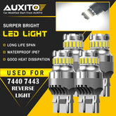 4x 7443 7440 LED White 6500K Reverse Turn signal Parking Light Bulbs 2F23 EOA 6B93BC-57