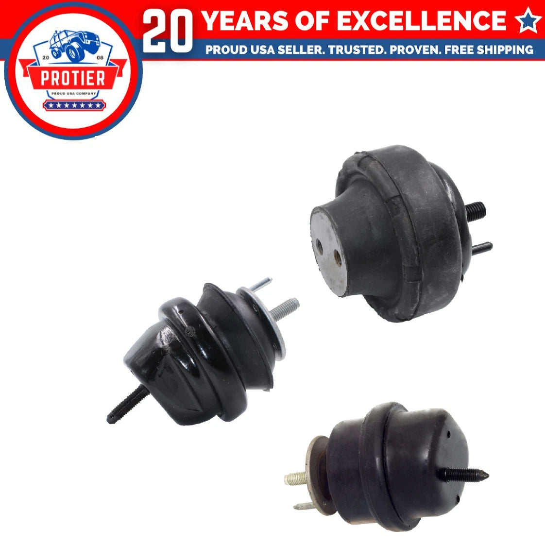 1995 - 1996 Ford Windstar 3.8L for Engine Motor & Trans Mount Replaces A2695HY; 6B93BC-57
