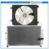 Electric AC Condenser Cooling Fan Kit For 2006 2007 2008-2011 Honda Civic 6B93BC-57