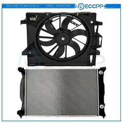 Electric Radiator Cooling Fan Kit For 2012 2013 2014 2015 Ram C/V 6B93BC-57