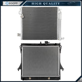Aluminum Radiator & AC Condenser Cooling Kit For 09-2012 Chevrolet Colorado 5.3L 6B93BC-57