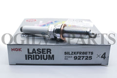 Pre-Gapped Spark Plugs (4) SILZKFR8E7S 92725 NGK Laser Iridium Fits A2701590700