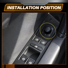 Rear View Mirror Control Switch For Volkswagen Golf Jetta Tiguan Bora Passat EOA 6B93BC-57