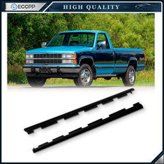 For 1992-1994 Chevrolet Blazer Pair Front Door Window Seal Belt Molding 6B93BC-57