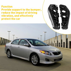 For 2009-2010 Toyota Corolla 2PCS Left Right Side Bumper Support Bracket EOA 6B93BC-57