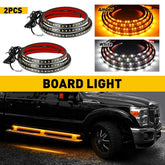 2X 60" Running Board Light LED Side Step Strip Amber White Turn Signal Bar Lamp 6B93BC-57