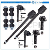 8set Front Sway Bars Ball Joints Tie Rods Fits 97-99 Ford Escort Mercury Tracer 6B93BC-57