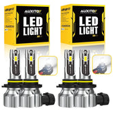 LED Headlight Bulbs Combo 9005 Kit + 9006 High Low Beam 6500K White Super Bright 6B93BC-57