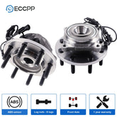 2Pc Wheel Hub Bearings Assembly Front 4WD For Dodge Ram 2500 3500 2009 2010 2011 6B93BC-57