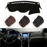 Console Dashboard Suede Mat Protector Sunshield Cover Fit For Hyundai Sonata 11+