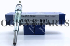 GLOW PLUG (4) WL0318601 FOR MAZDA B2500 WL-T 96-99 FORD COURIER 2.5L TURBO 96-99