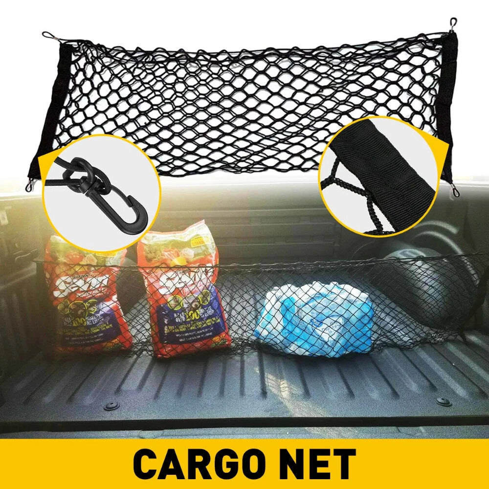 Rear Envelope Trunk Style Cargo Net 2013-2022 for CHEVY SILVERADO GMC SIERRA EOA 6B93BC-57