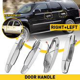 4x Chrome Door Handle For 07-13 Chevy Tahoe GMC Yukon Sierra Denali Front Rear A 6B93BC-57