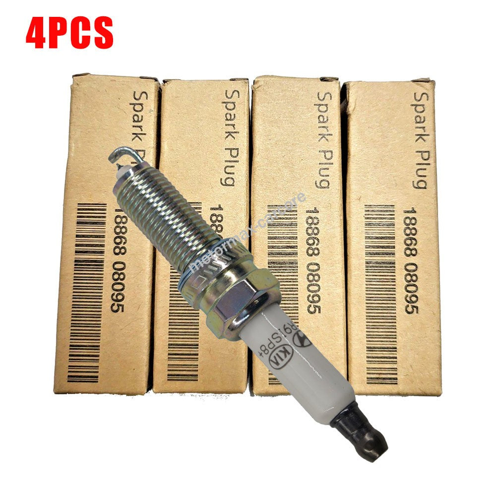 4PC Spark Plug 18868-08095 For2017-2021 Hyundai Elantra Ioniq Kia Niro 1.6L 6B93BC-57