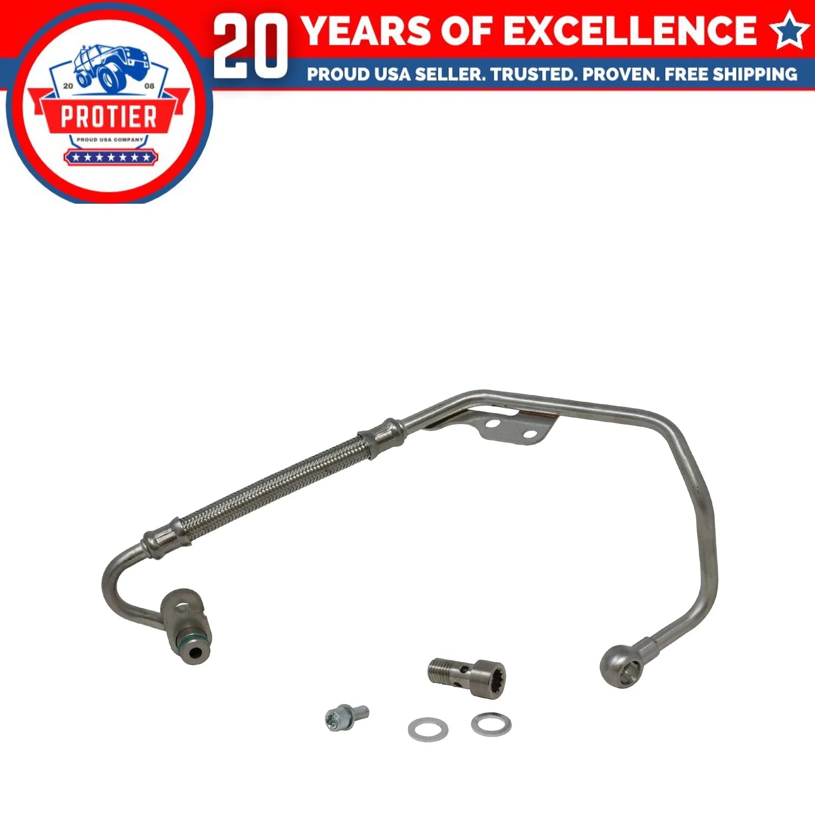 Turbocharger Oil Supply Line Fits Audi A4 A4 Quattro A5 A5 Quattro A6 09-16 L4 6B93BC-57