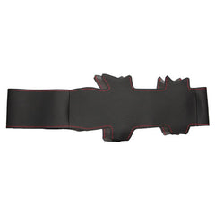 Hand-Stitched Leather Steering Wheel Wrap Cover for Mitsubishi Pajero Sport