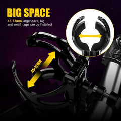 Motorcycle Adjustable Handlebar Cup Holder Mount Drink Water Bottle for ATV Bike 6B93BC-57