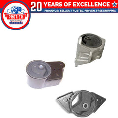 Motor & Trans Mount 3PCS Set for 1991-1996 Infiniti G20 2.0L for Auto Trans 6B93BC-57