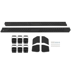 6" Running Board For 2017-2024 Ford F250 SuperDuty Crew Cab Step Nerf Bar Black