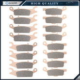 Front Rear Brake Pads For Yamaha Grizzly YFM 550 700 2007-2009 2010 2011 8 sets 6B93BC-57