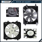 Radiator Condenser Cooling Fan Assembly For 2006 2007 2008-2011 Honda Civic 6B93BC-57