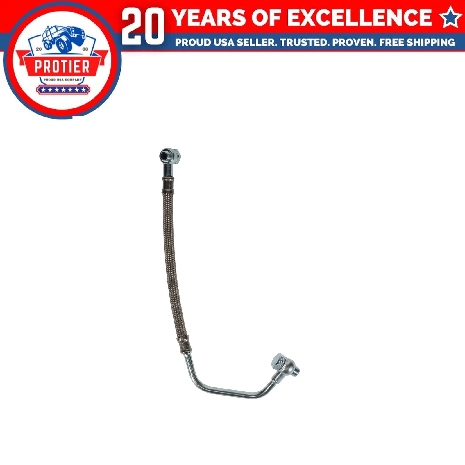 Turbocharger Oil Supply Line Fits Fiat Dodge 500 500L Dart 12-18 L4 1.4L 1368cc 6B93BC-57