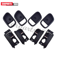 8Pcs Interior Door Handle & Bezel Front Rear LH RH For Hyundai Accent 2007-2011 6B93BC-57