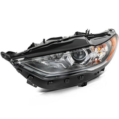 For 2017-2020 Ford Fusion Black Clear Lens Left Side Headlight Assembly