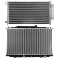 Aluminum Radiator & AC Condenser Cooling Kit For 07 Honda Accord