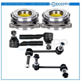 Front Wheel Bearing Tie Rods Sway Bars Link Fits 2003 - 2009 4Runner FJ Cruiser KOEEP