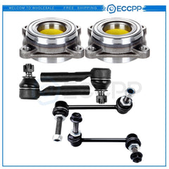 Front Wheel Bearing Tie Rods Sway Bars Link Fits 2003 - 2009 4Runner FJ Cruiser KOEEP