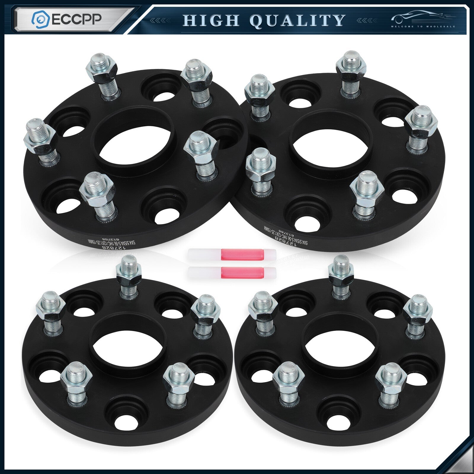 4 Pcs 15mm 5x114.3 Hub Centric Wheel Spacers For Subaru Legacy Outback 2015-2025 6B93BC-57