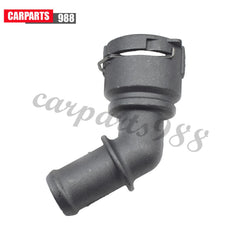 Aluminum Heater Hose Coolant Connector For VW Golf Jetta Passat TT 1J0122291D 6B93BC-57
