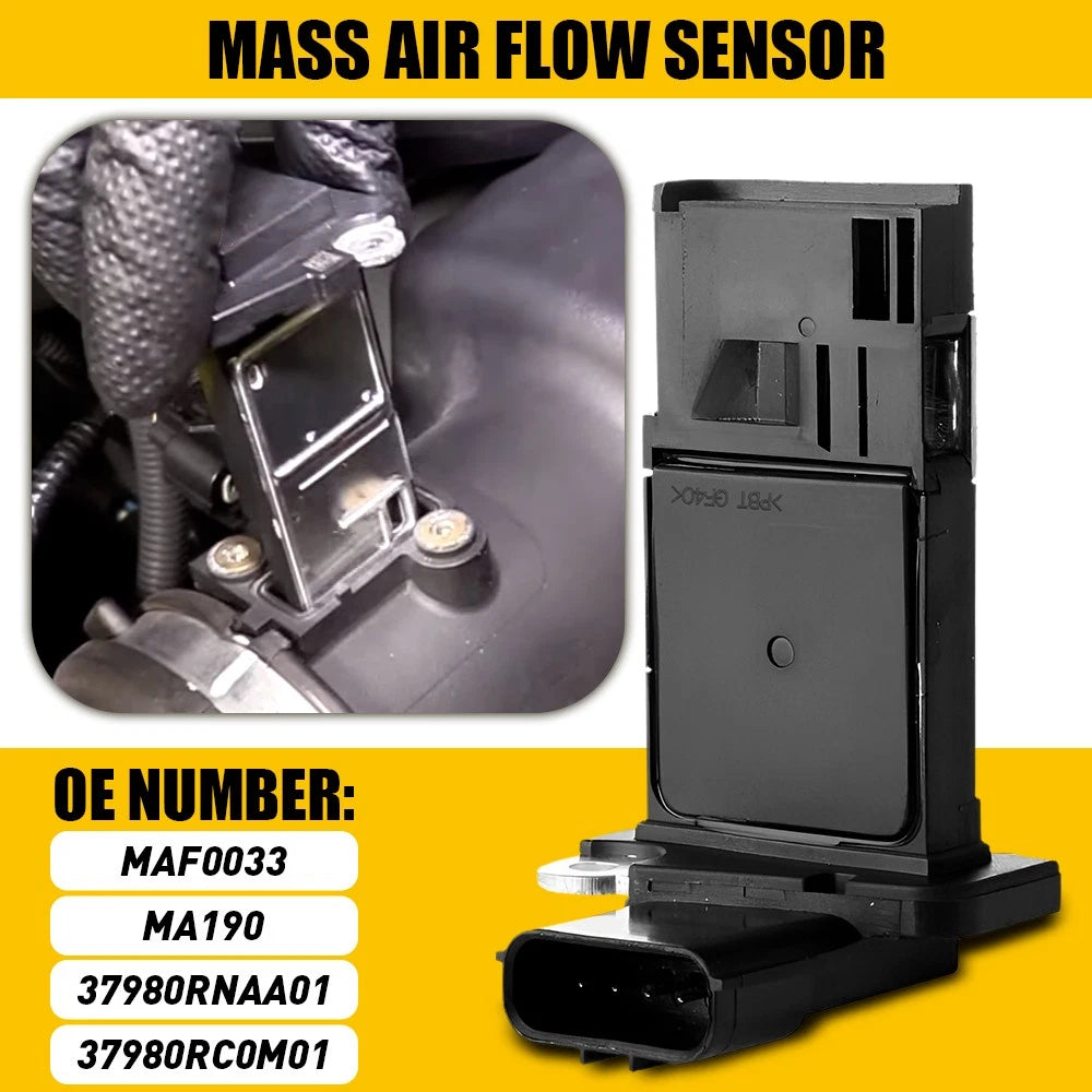 Mass Air Flow Sensor Fits 2007-2013 Acura RDX MDX Honda Civic Odyssey MAF0033 EA 6B93BC-57