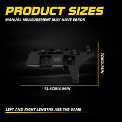 2x Front Bumper Brackets Support For 2022-2023 Honda Civic HO1042146 HO1043146 A 6B93BC-57