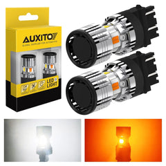 AUXITO 3157 LED Turn Signal Light Switchback Amber/White For Ford F150 1990-2014 AUXITO