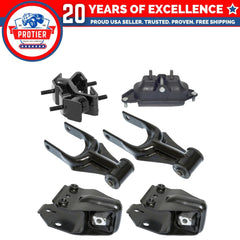 Motor & Trans Mount 6PCS Set for 2006-2011 Chevrolet Impala / Monte Carlo 3.5L 6B93BC-57