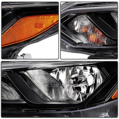 For Nissan For Sentra 2024-2025 2.0L Pair Halogen Black Headlights Assembly KOEEP