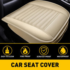 Full Surround Car Front Seat Cover Breathable PU Pad Leather Mat Chair Cushion 6B93BC-57