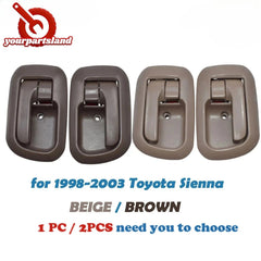 Beige / Brown Left Right Inside Interior Door handle For Toyota SIENNA 1998-2003 6B93BC-57