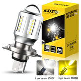 For Motorcycle 6500K H4 LED Hi/Lo Beam Front Light Bulb Super Bright Headlight A 6B93BC-57