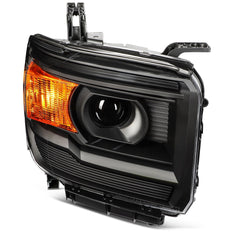 Pair Kit LED Headlights For 2015-2019 2500HD 3500HD 2014-2015 GMC Sierra 1500 6B93BC-57