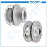 Front & Rear Drill Slot Brake Rotors For 2006-2012 Lexus IS250 Base 4WD 2.5L V6 6B93BC-57