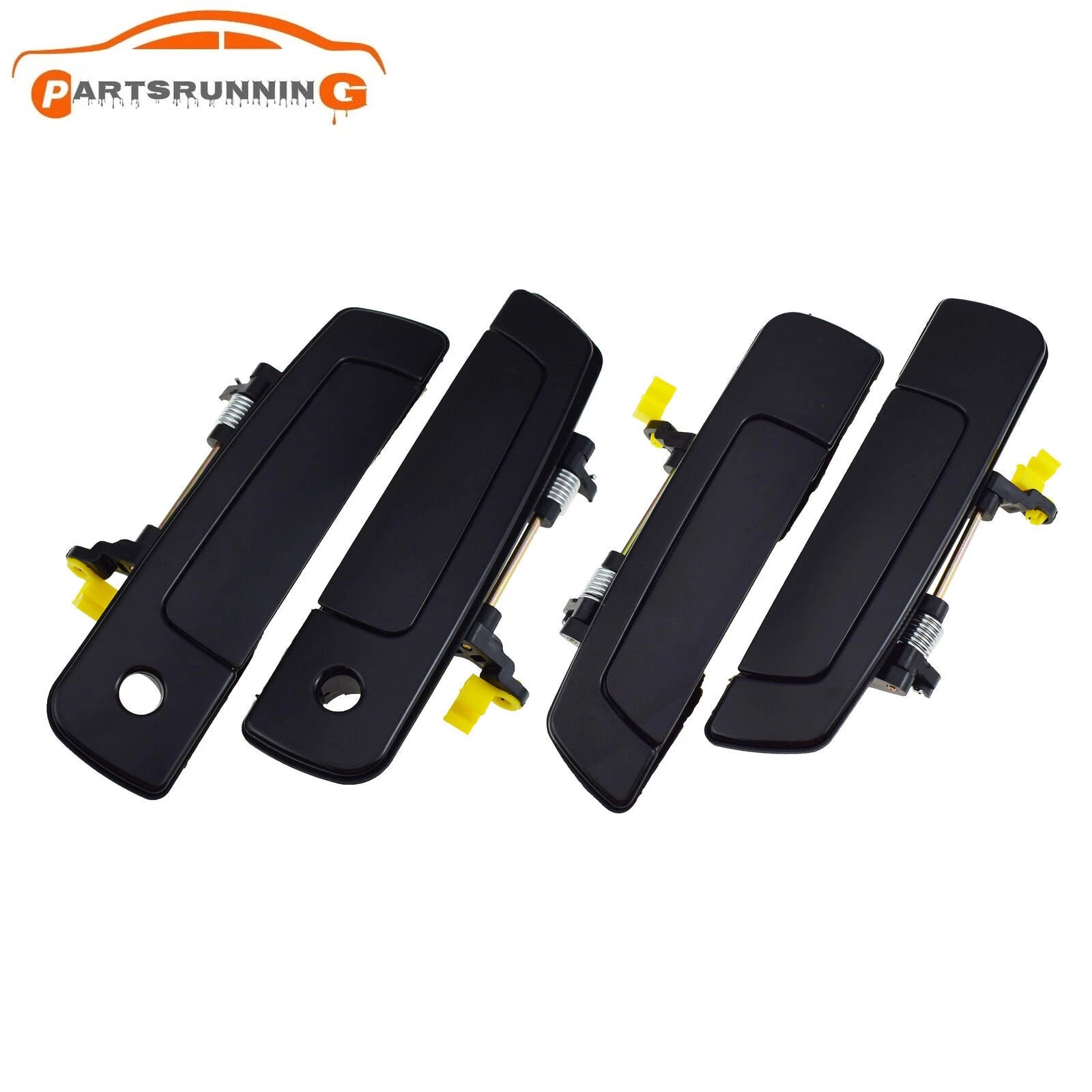 4PCS Front Rear Exterior Door Handles For 2000-05 Eclipse 01-05 Sebring Stratus 6B93BC-57